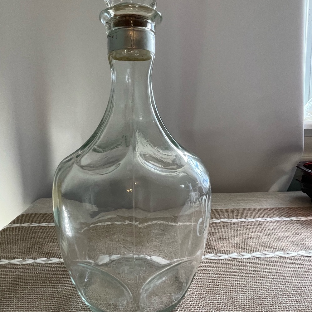 Vintage Jack Daniels Belle of Lincoln Etched Decanter 1.75 L Taster Signed Label - Picture 5 of 12